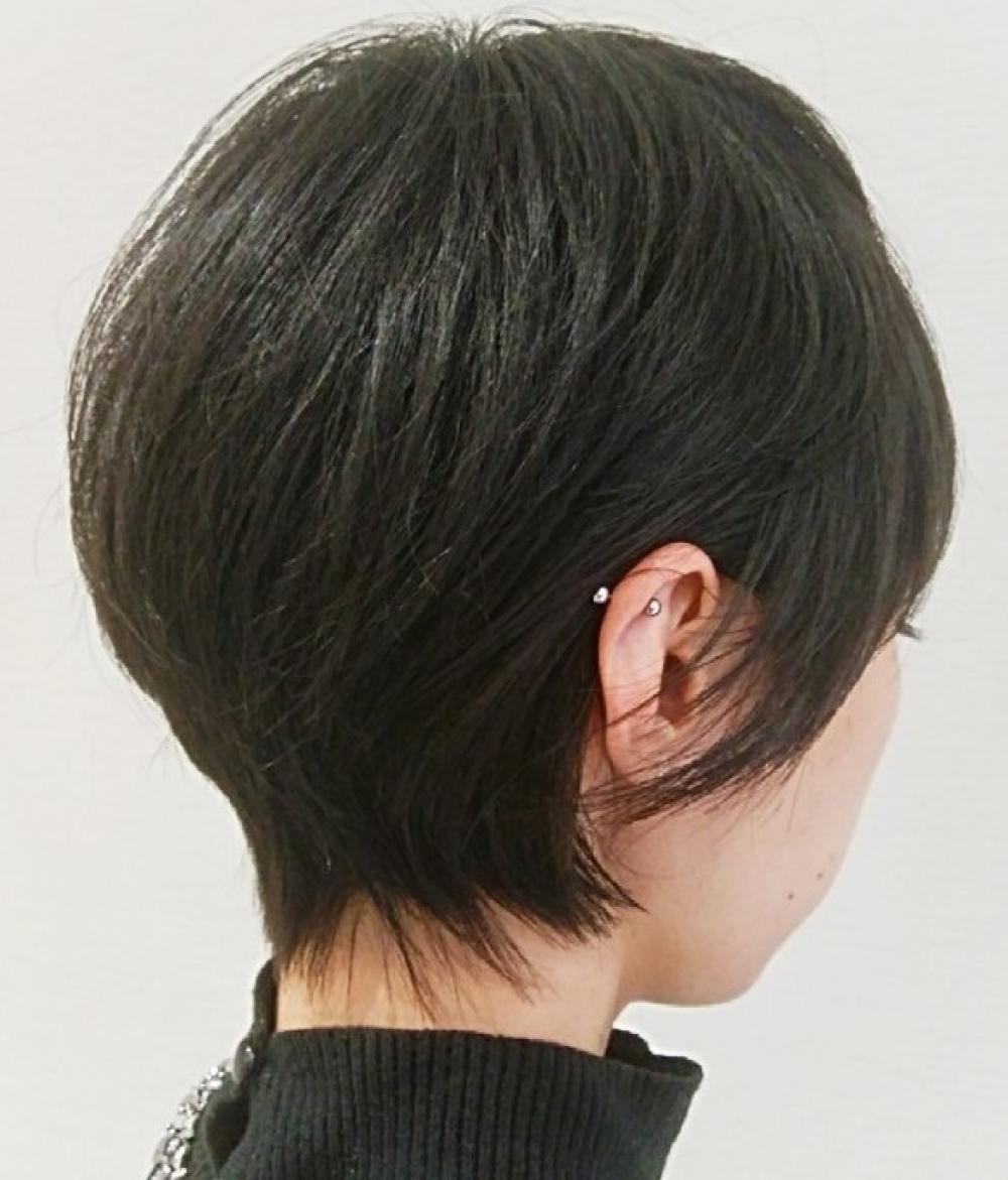 大人ナチュラルショートボブ