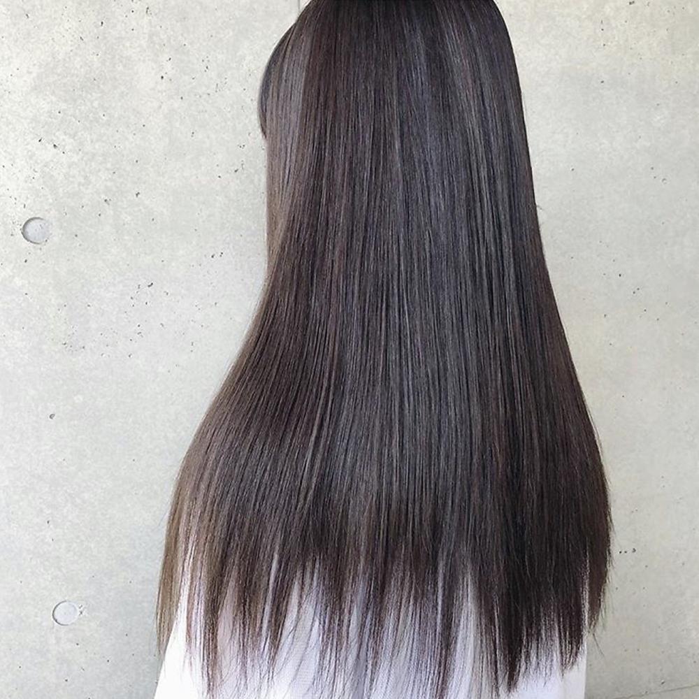 ロングヘアもサラサラ縮毛矯正♪