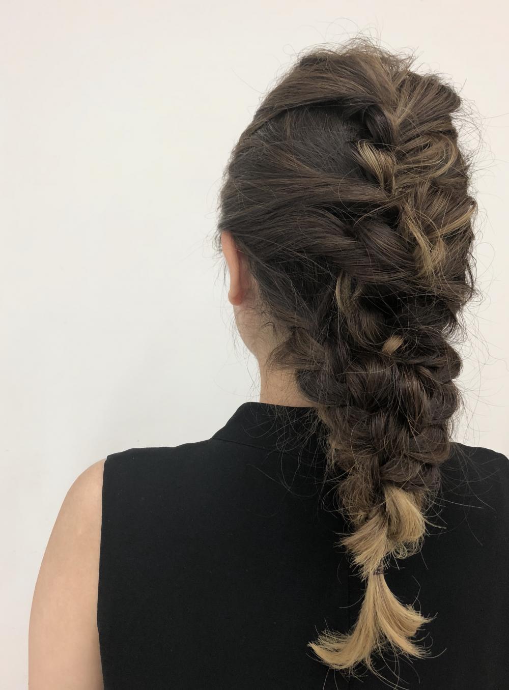 【お客様style】ヘアアレンジ✖︎編みおろし