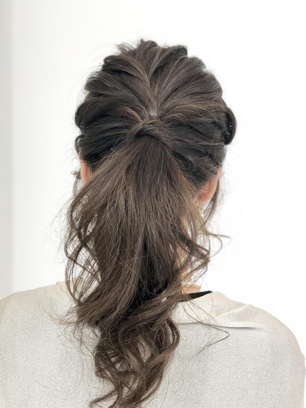 【お客様style】ヘアアレンジ✖︎ポニーテール
