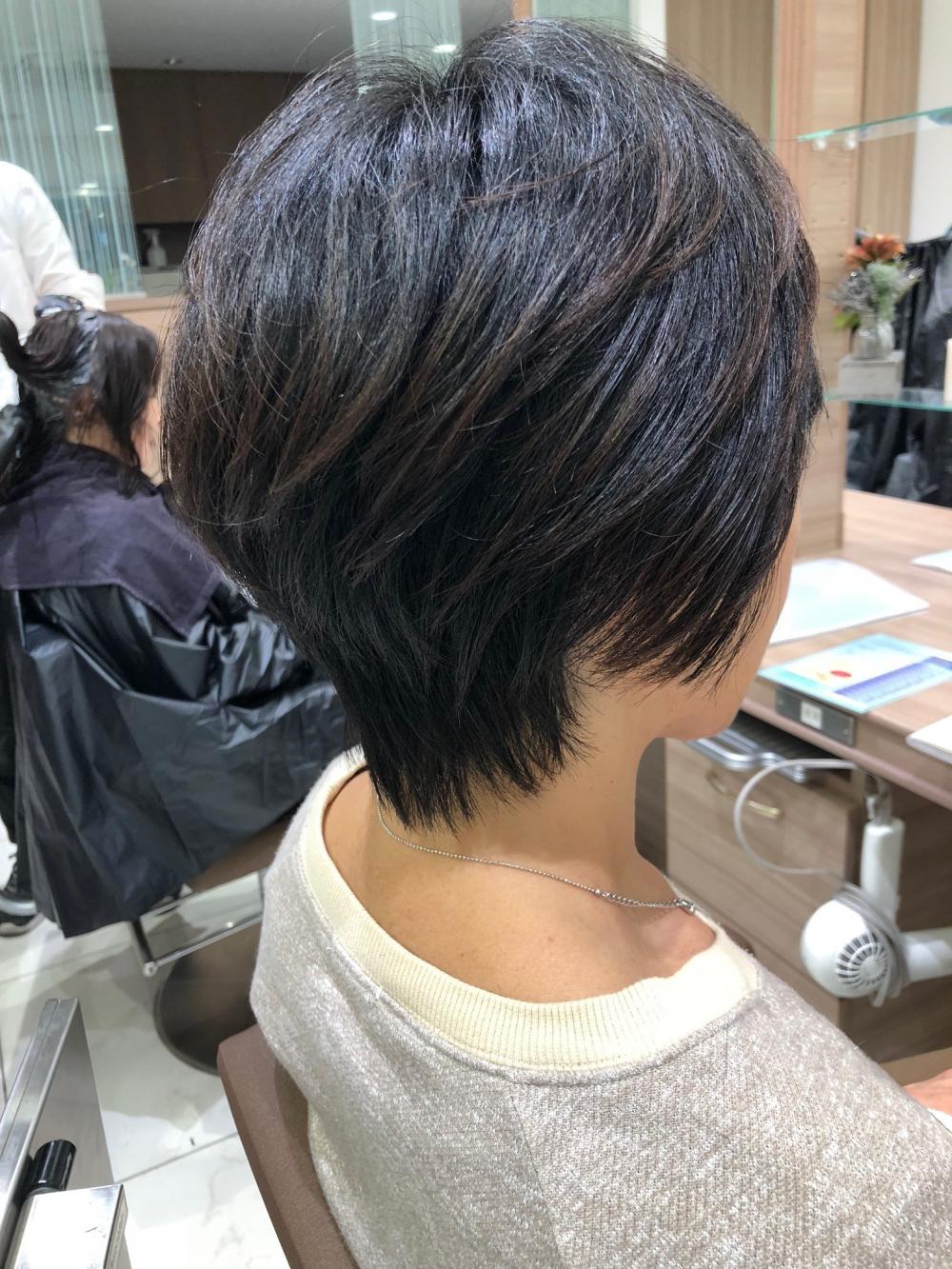 大人系ショートボブ