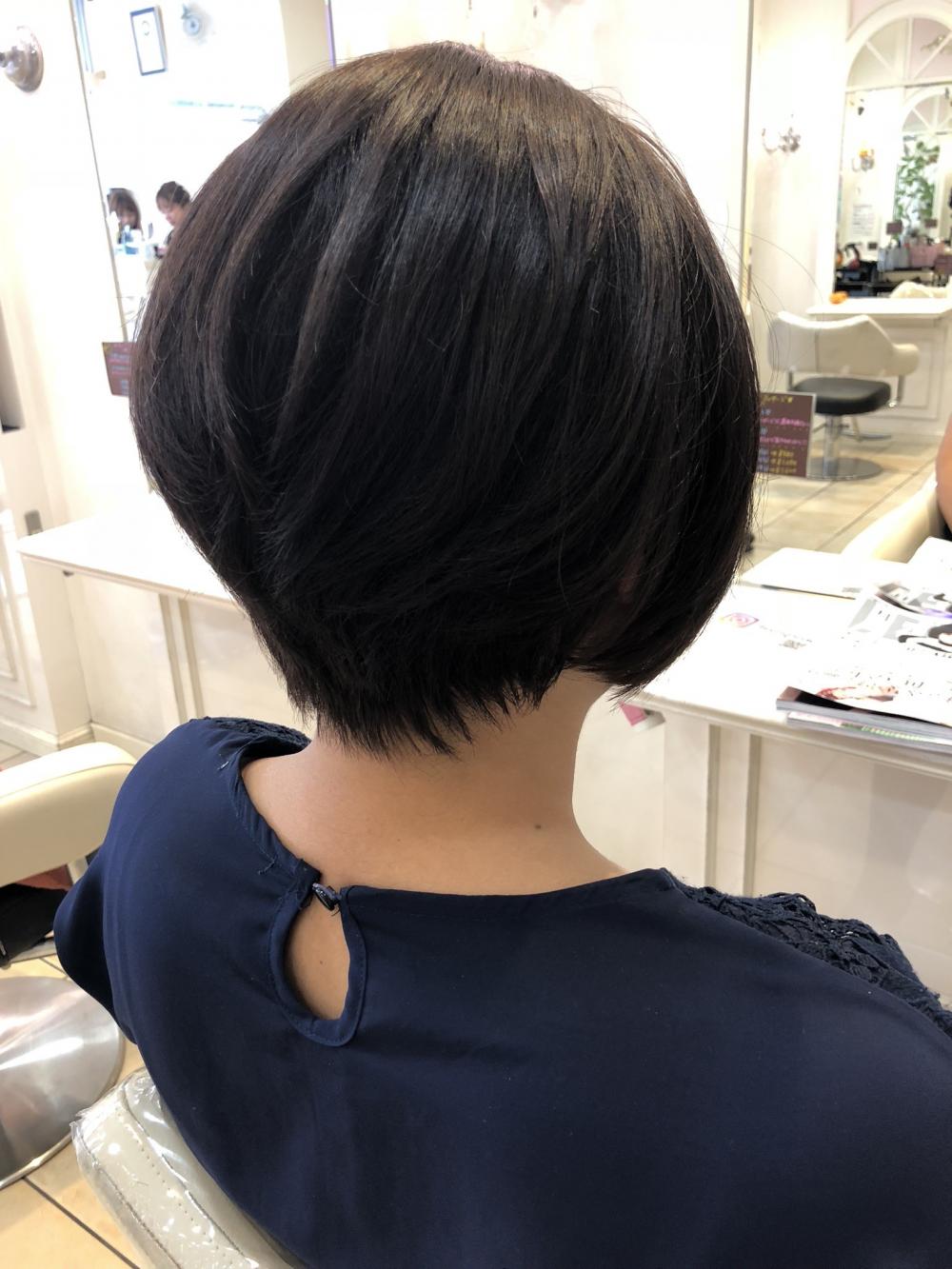 大人グラデーションボブ