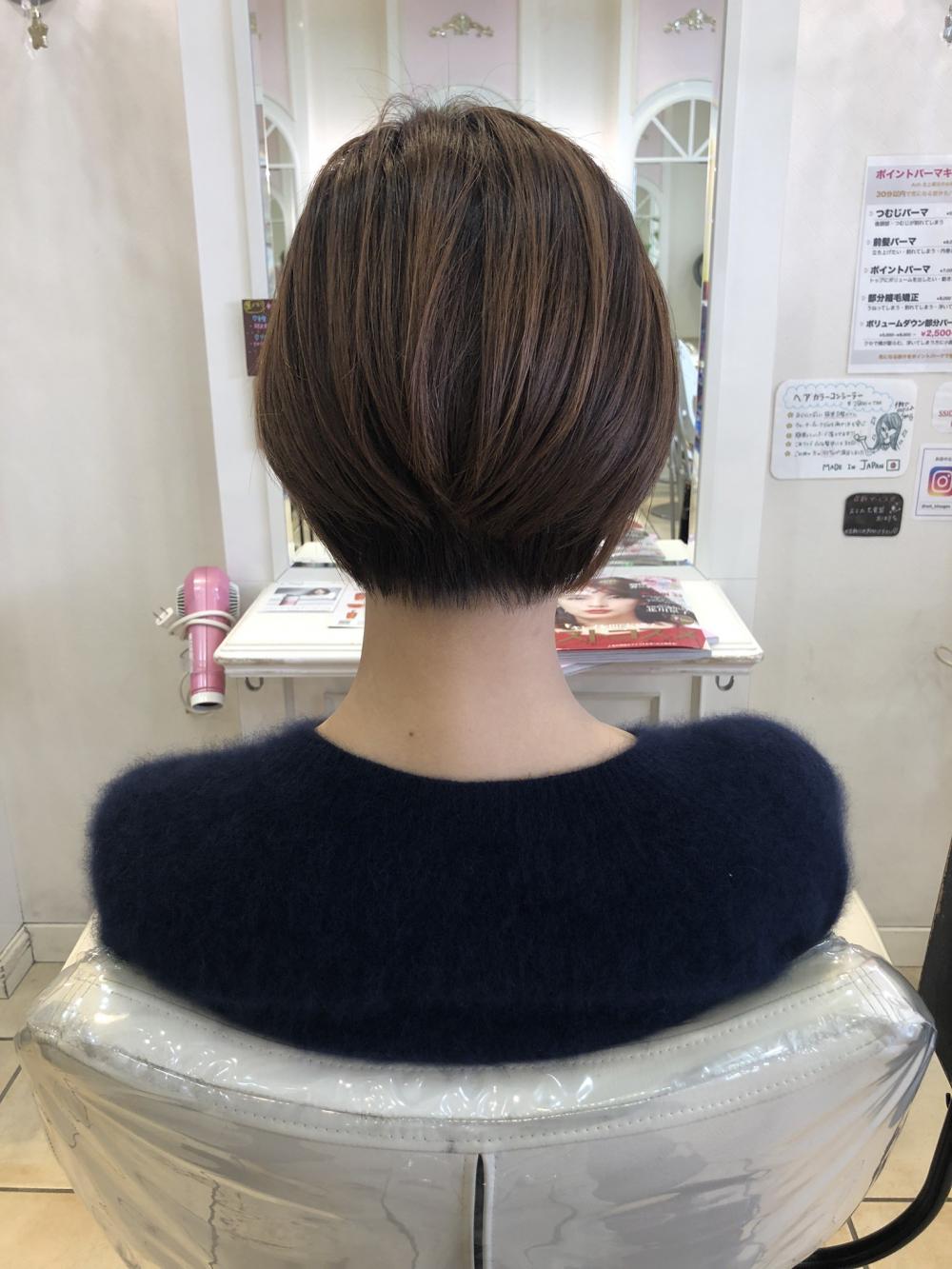 大人ナチュラルショートボブ｜サブ写真③
