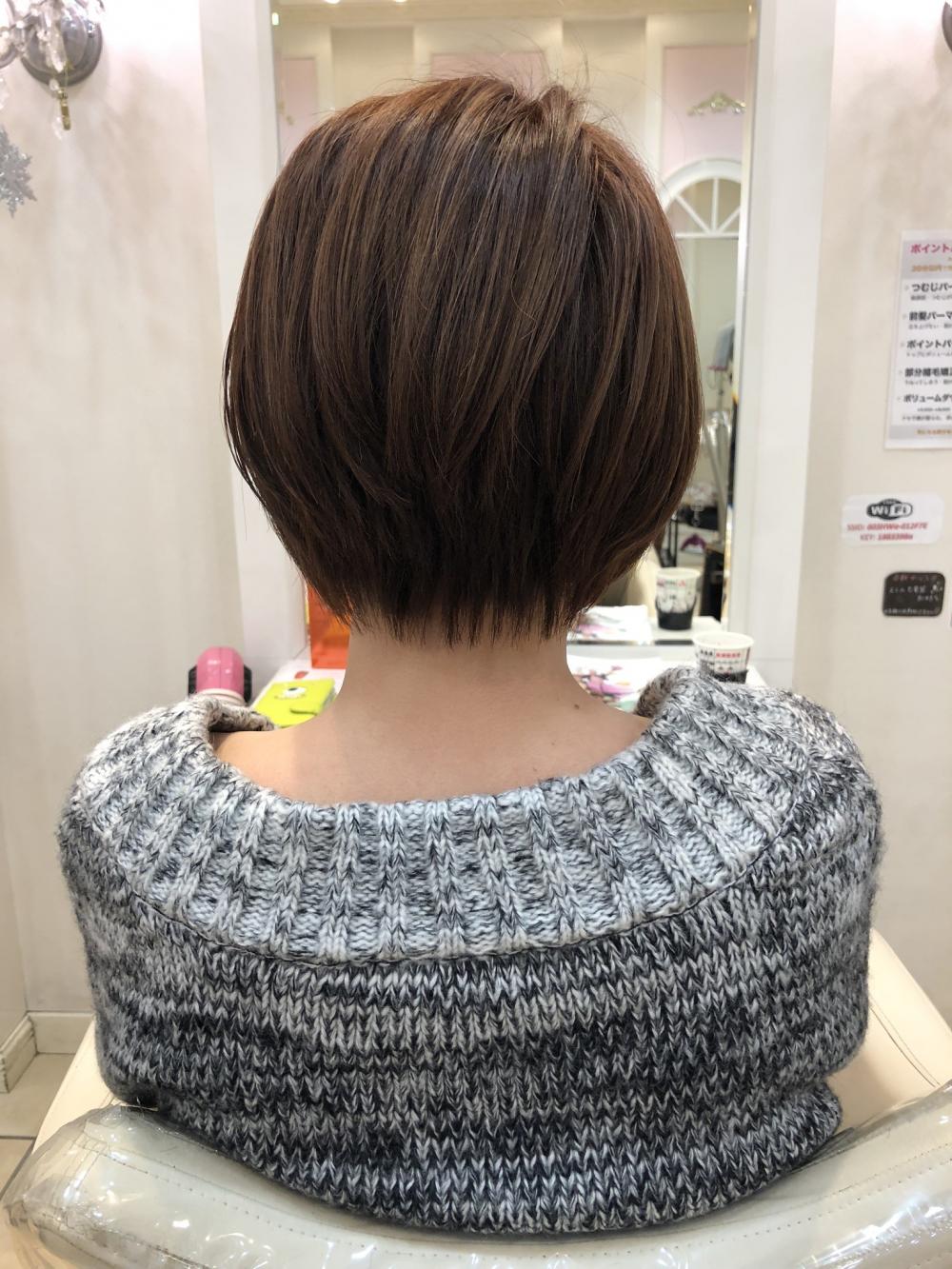 大人ナチュラルショートボブ｜サブ写真②