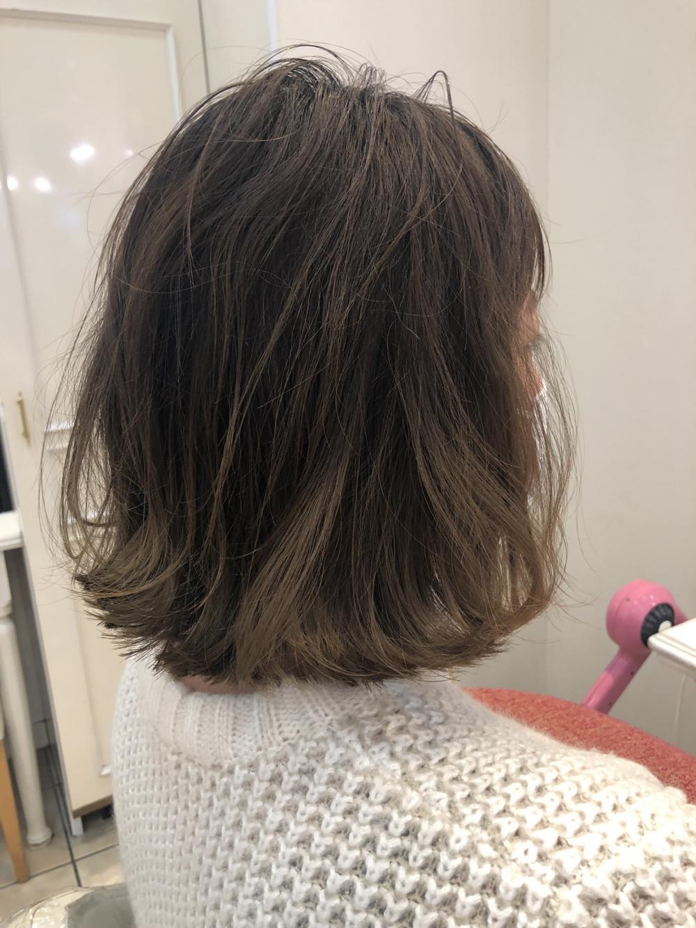 切りっぱなしボブ