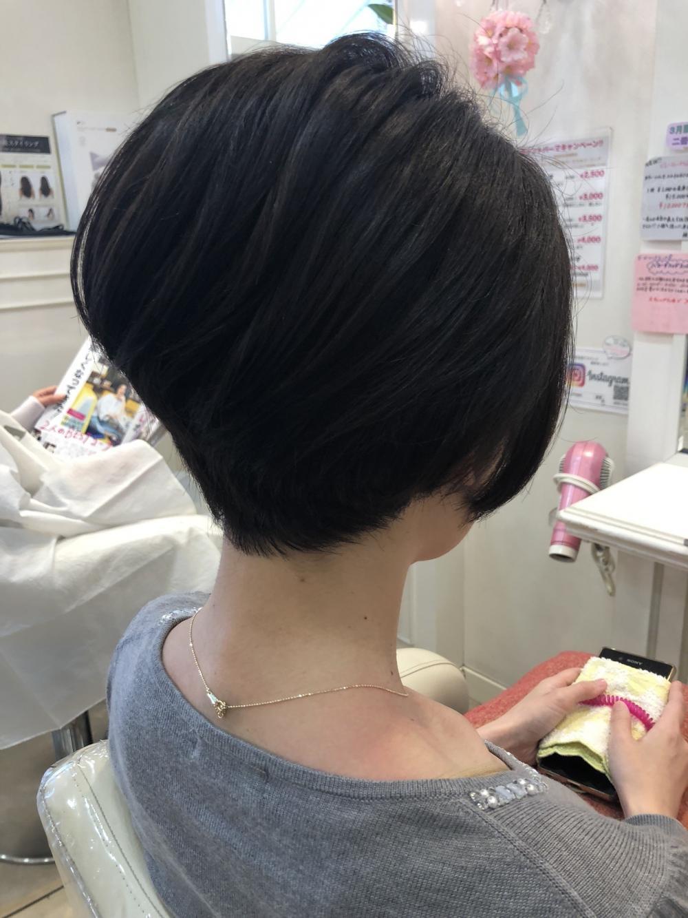 前下がりショートボブ｜サブ写真②