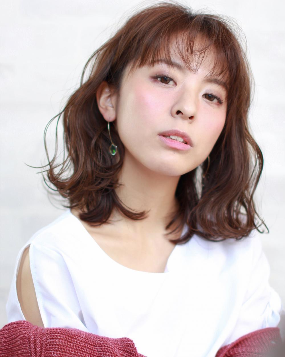 波巻きの大人カジュアルボブ