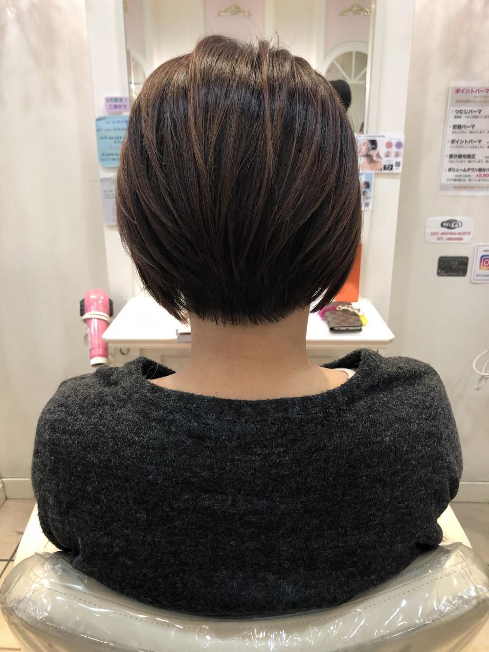前下がりショートボブ｜サブ写真②