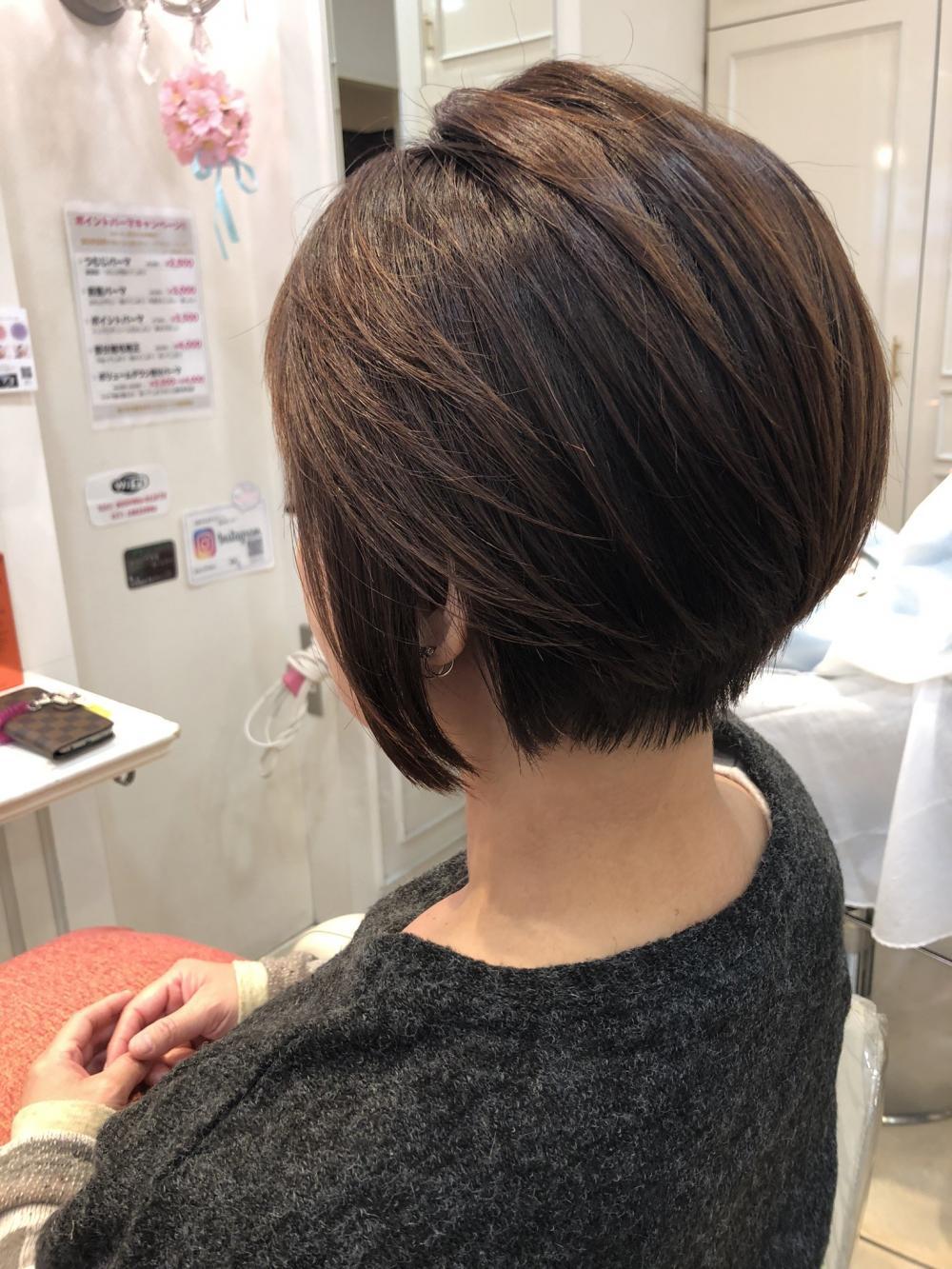 前下がりショートボブ｜サブ写真③