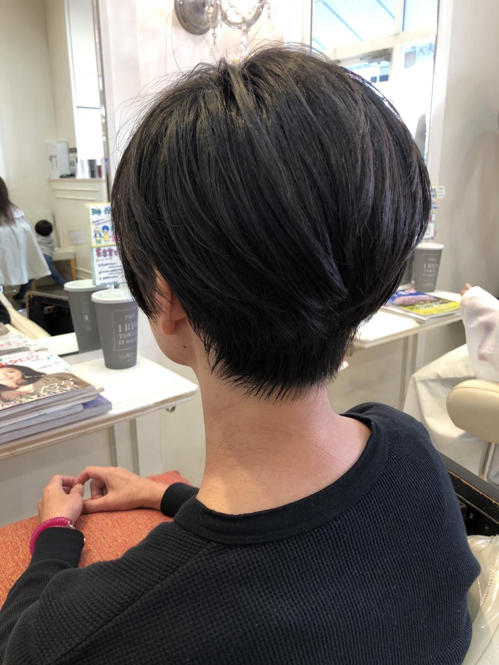 大人ショートボブ