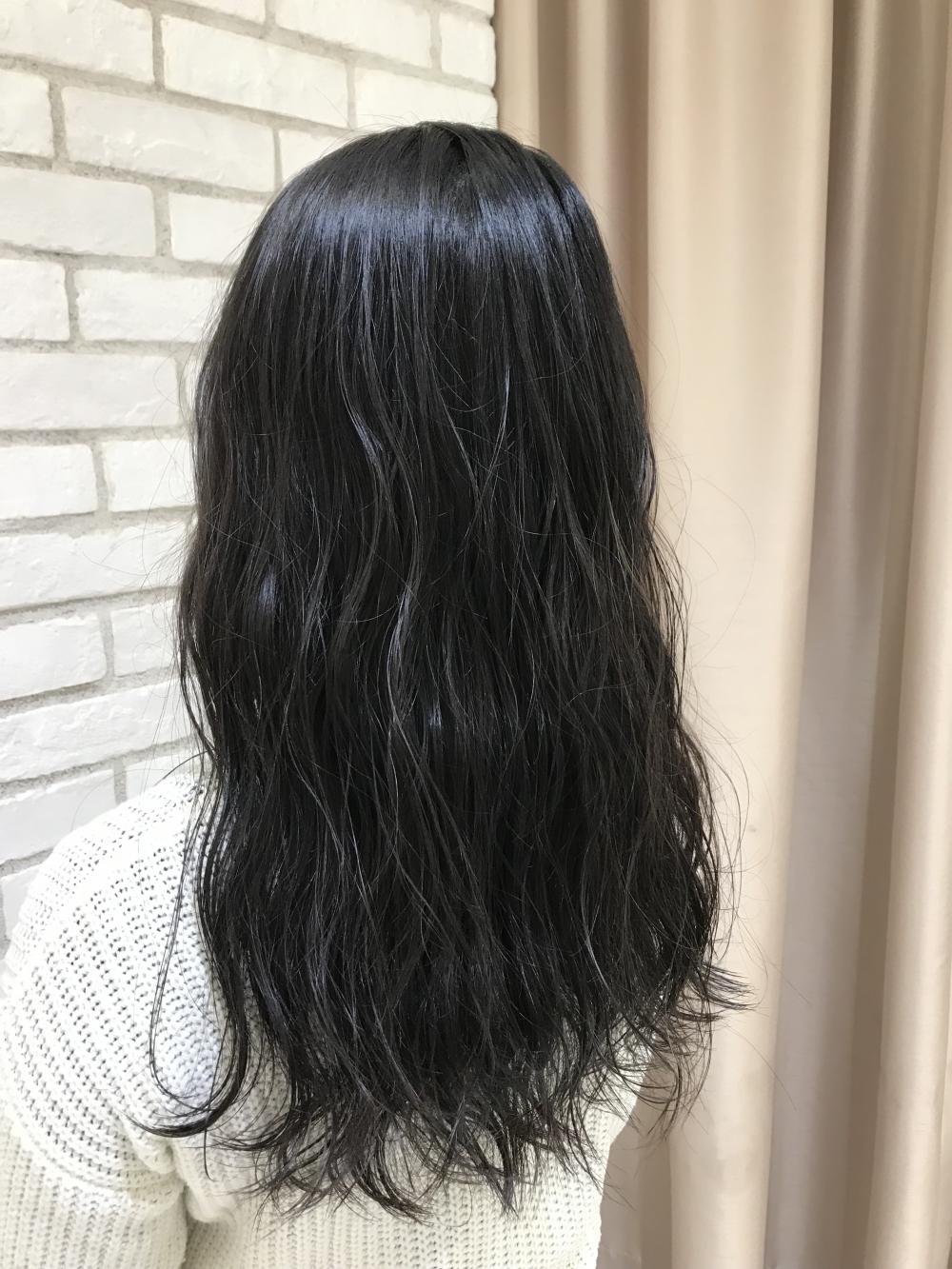 《赤味ゼロカラー》ブルーグレイハイライトカラー
