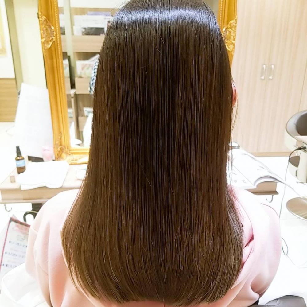 髪質改善ストレート