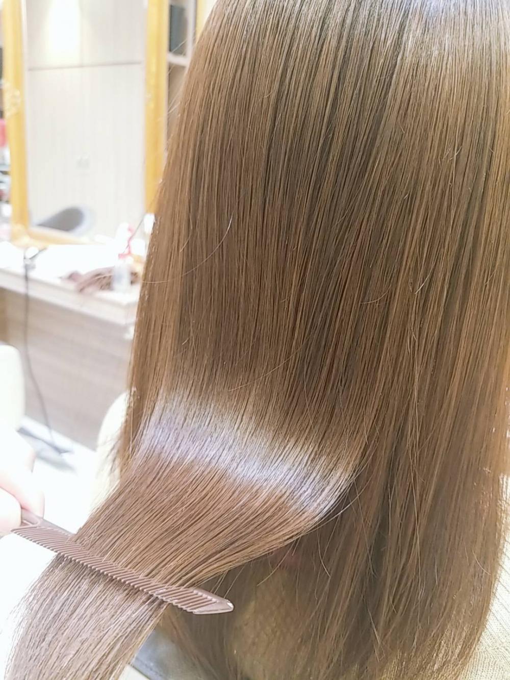 髪質改善ストレート