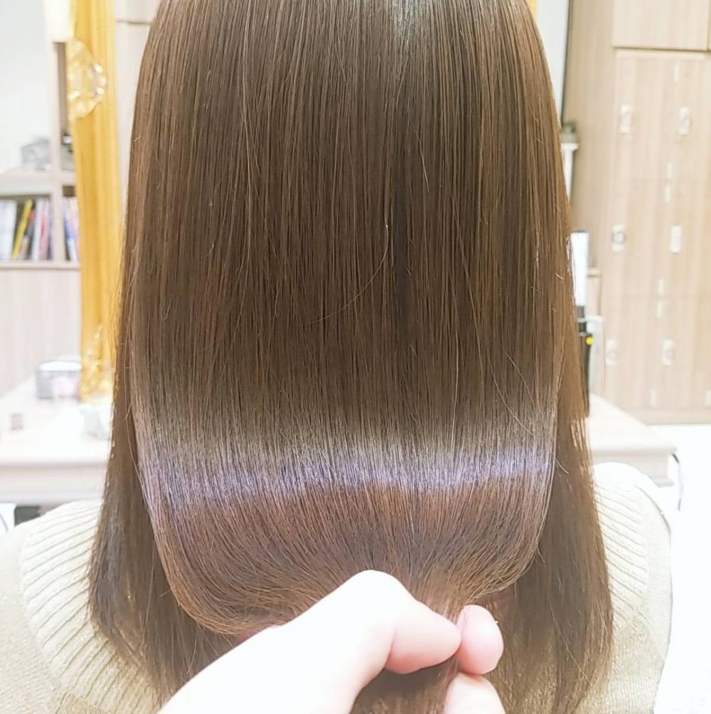 髪質改善ストレート