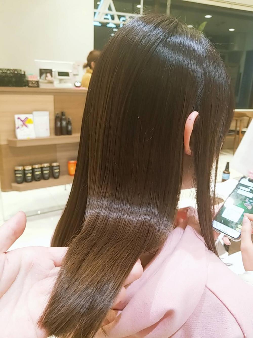 髪質改善ストレート
