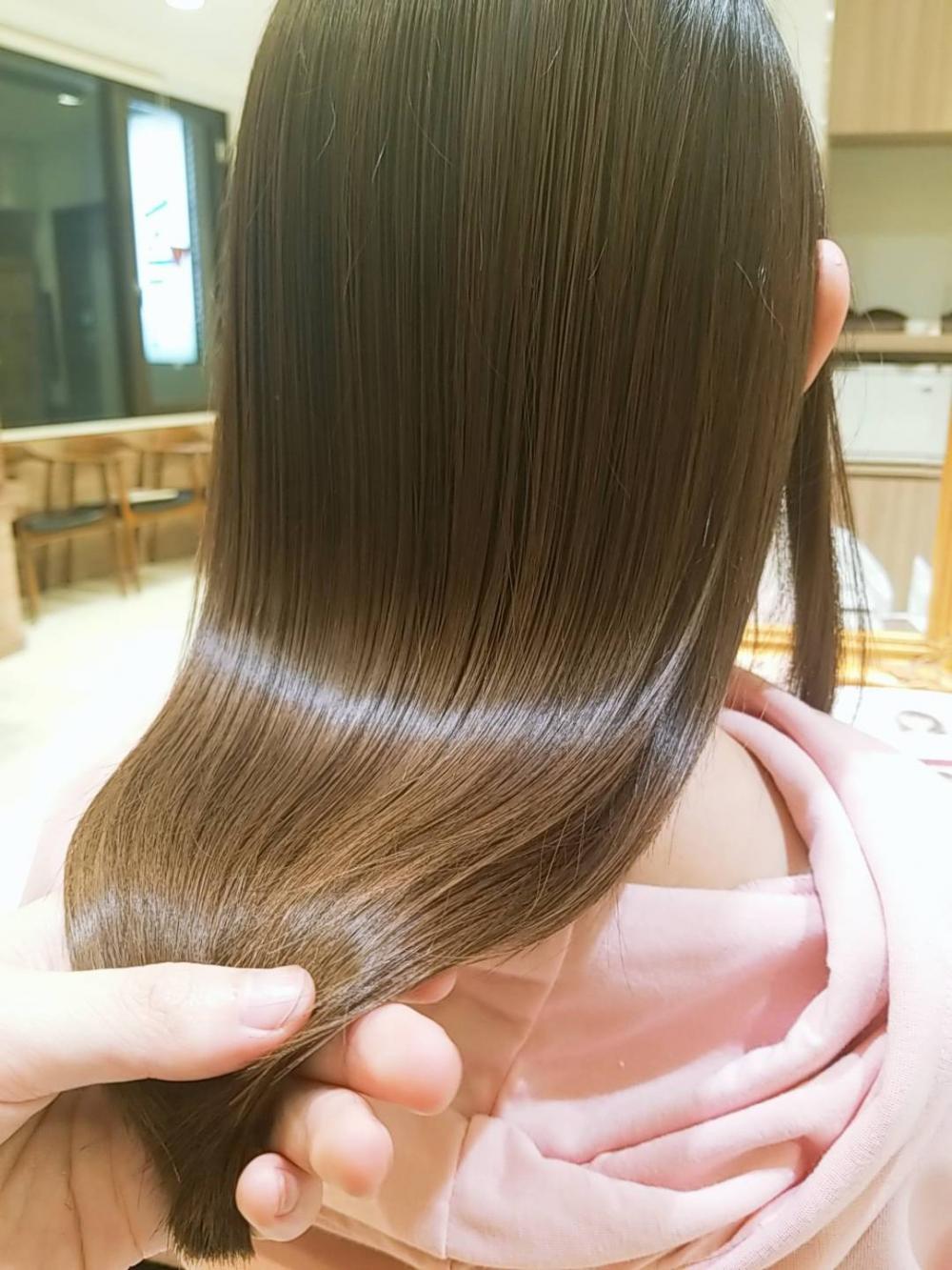 髪質改善ストレート
