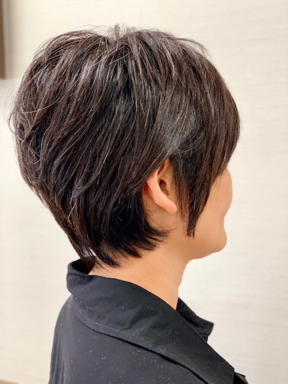 ショートにしたい人必見☆横顔美人ショート☆