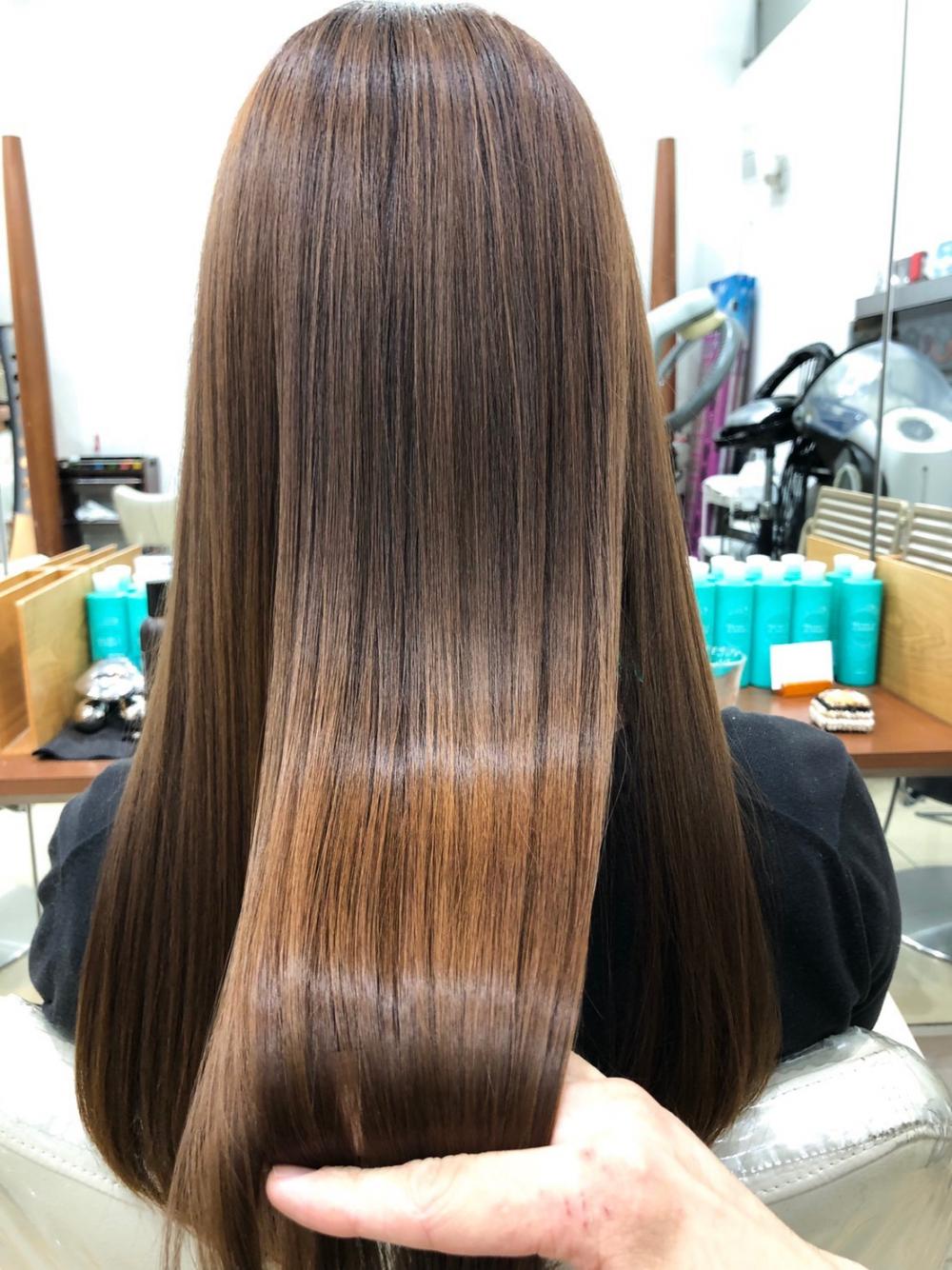 【髪質改善ストレート】