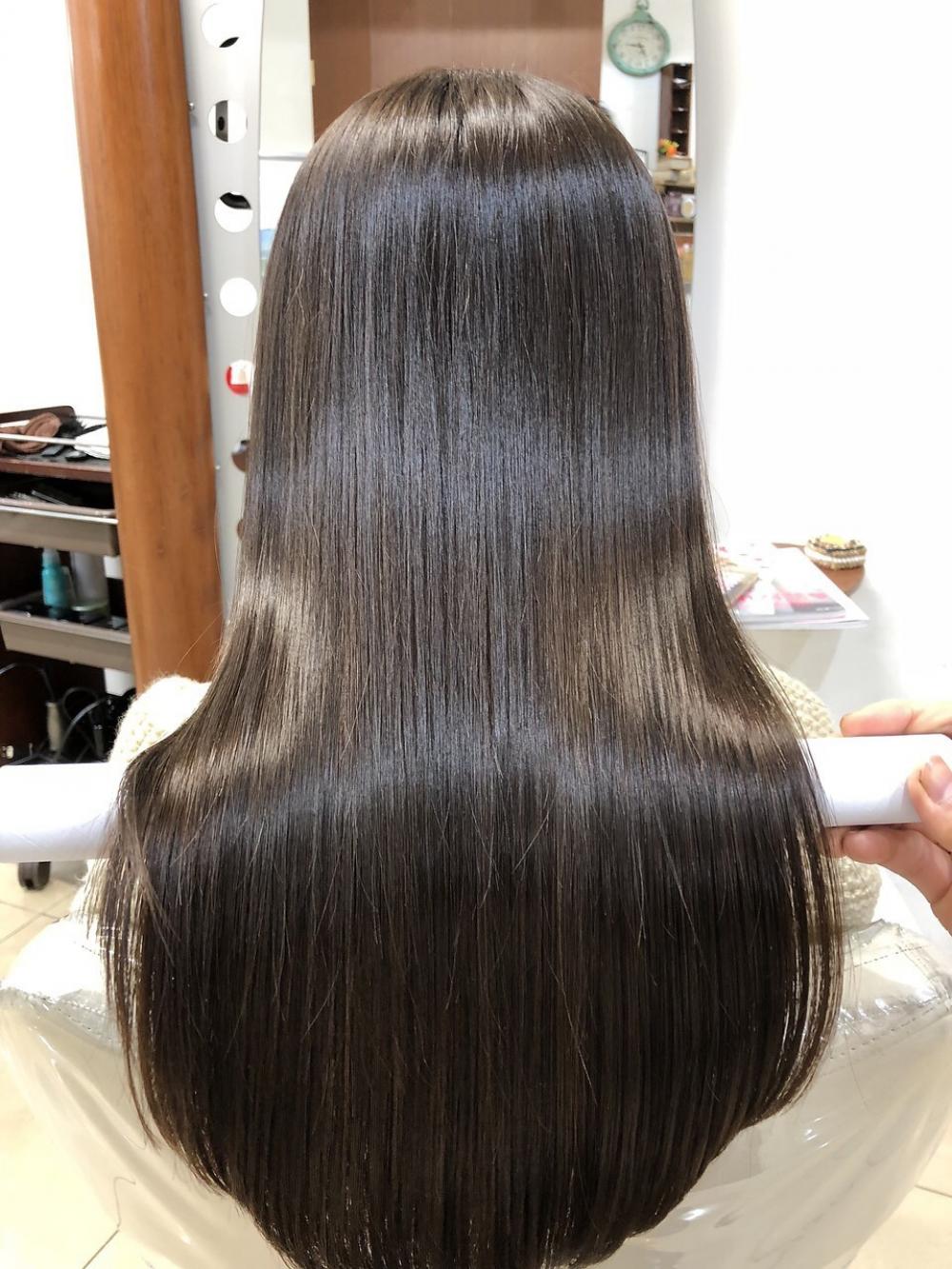 【髪質改善ストレート】
