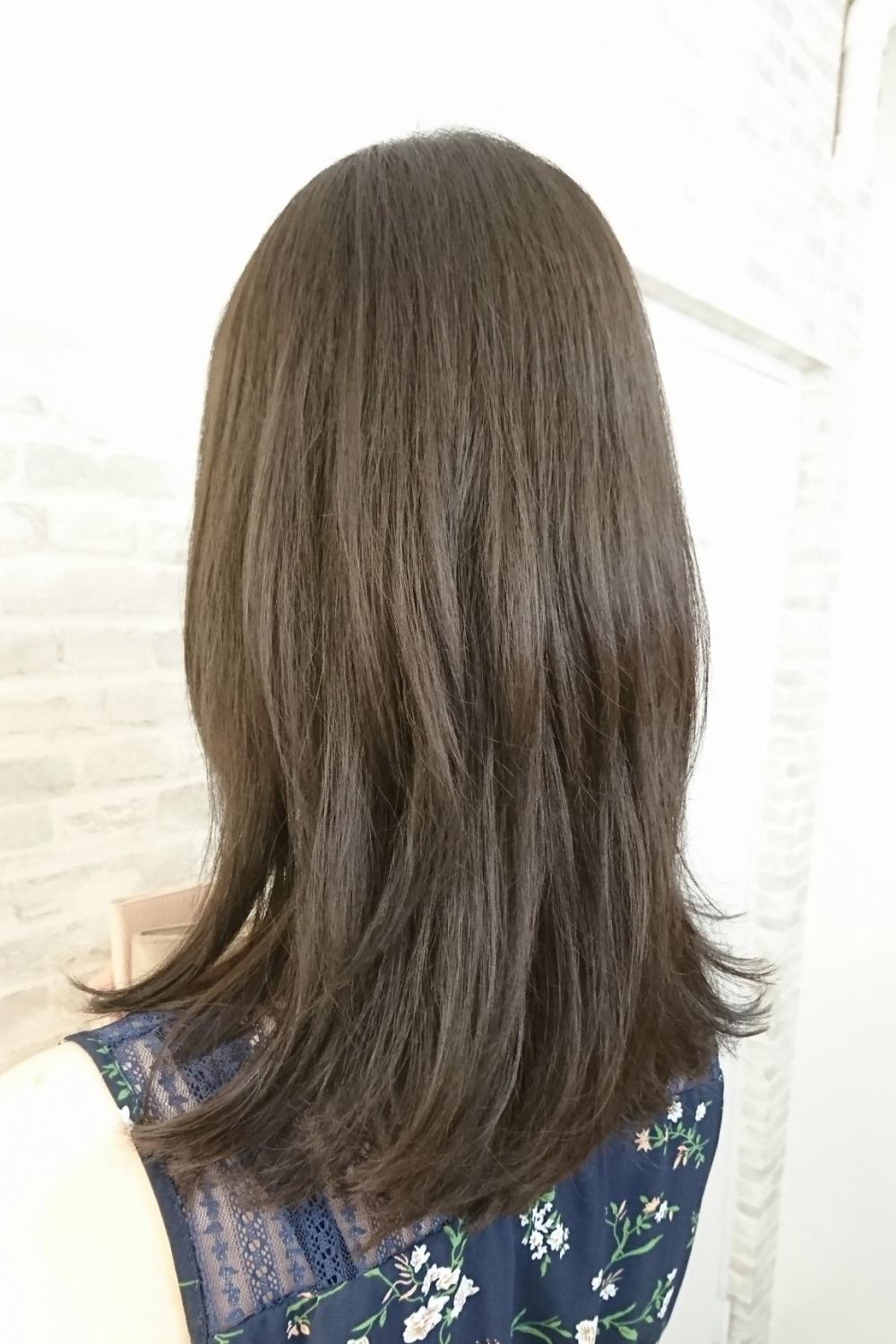 大人の艶髪アッシュグレージュ