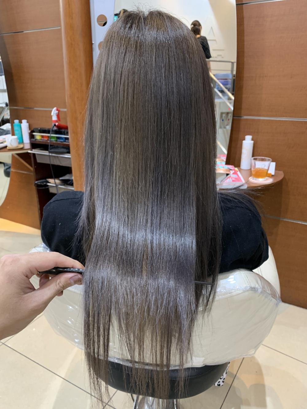 髪質改善カラー×濃密ヘアエステ 酸熱トリートメント