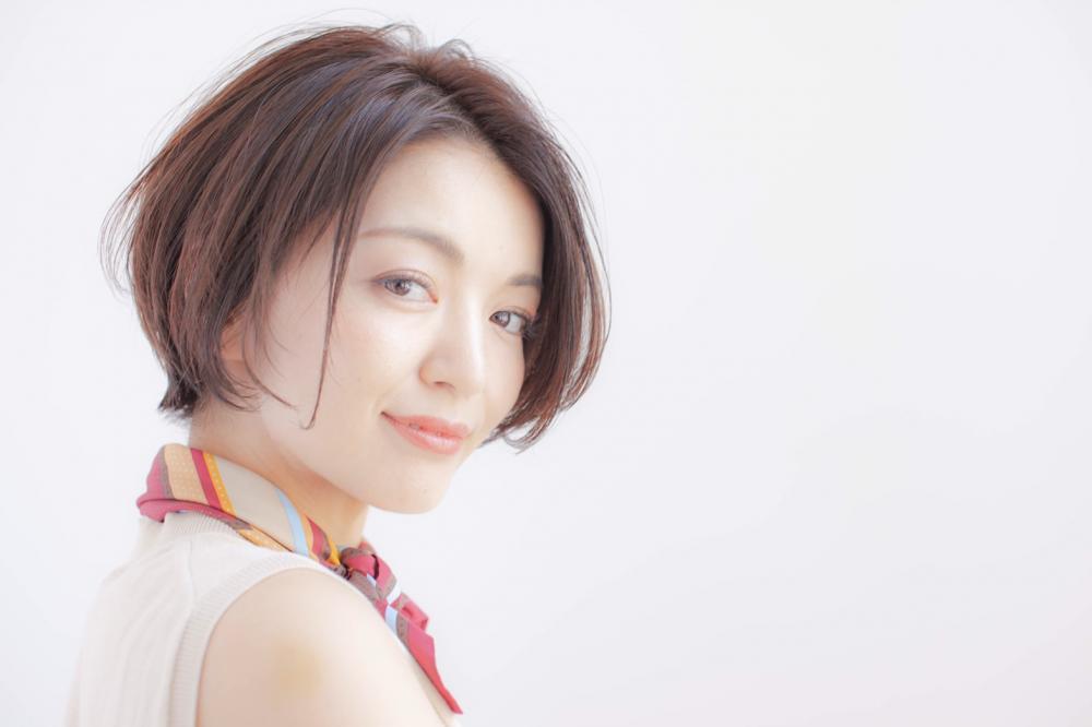 大人可愛いひし形ショートボブ｜サブ写真②