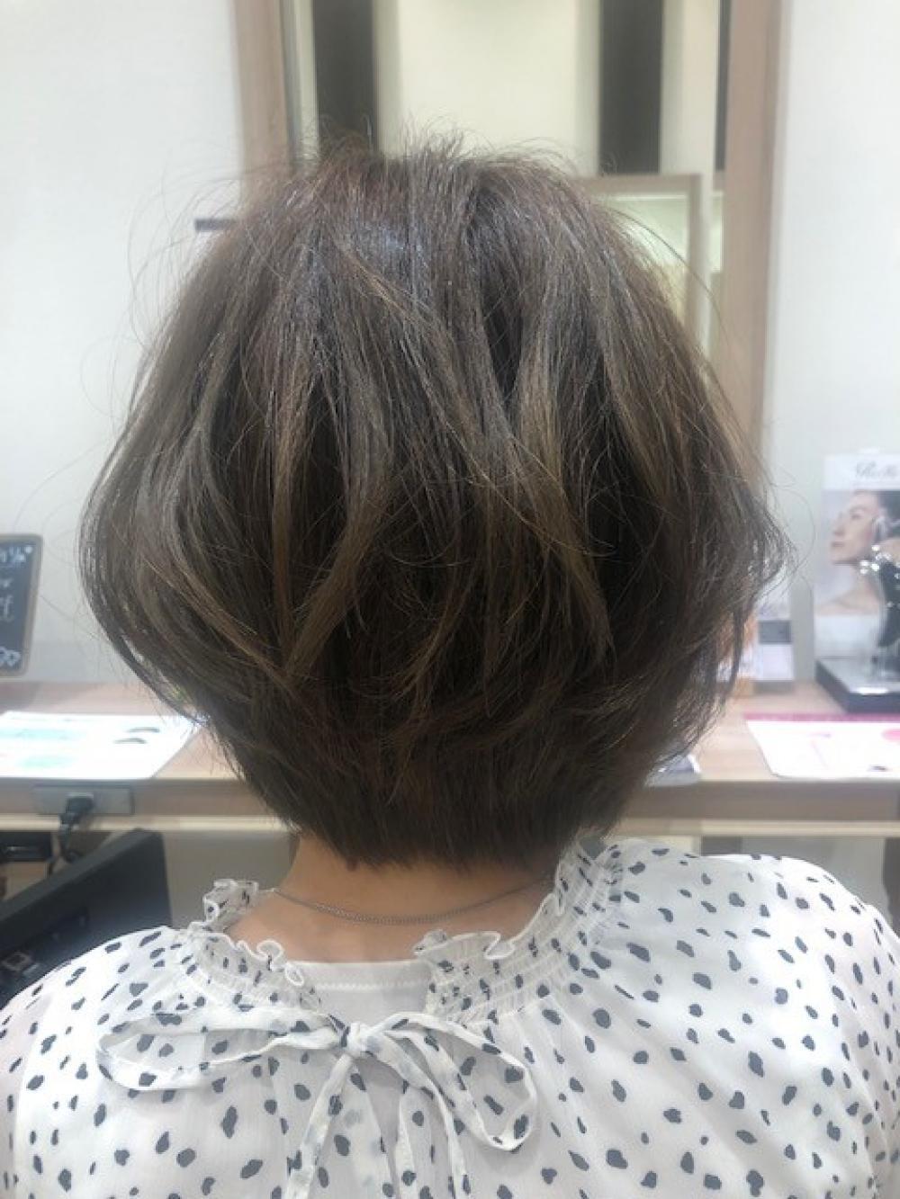 大人カジュアルショートボブ｜サブ写真③