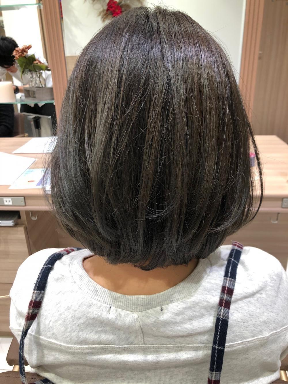 外国人風ブルージュボブ