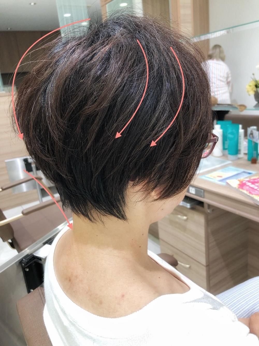 大人系ショートウルフ