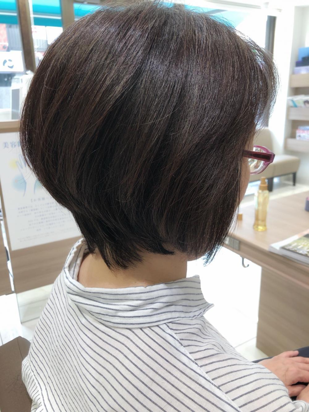 大人系グラデーションボブ