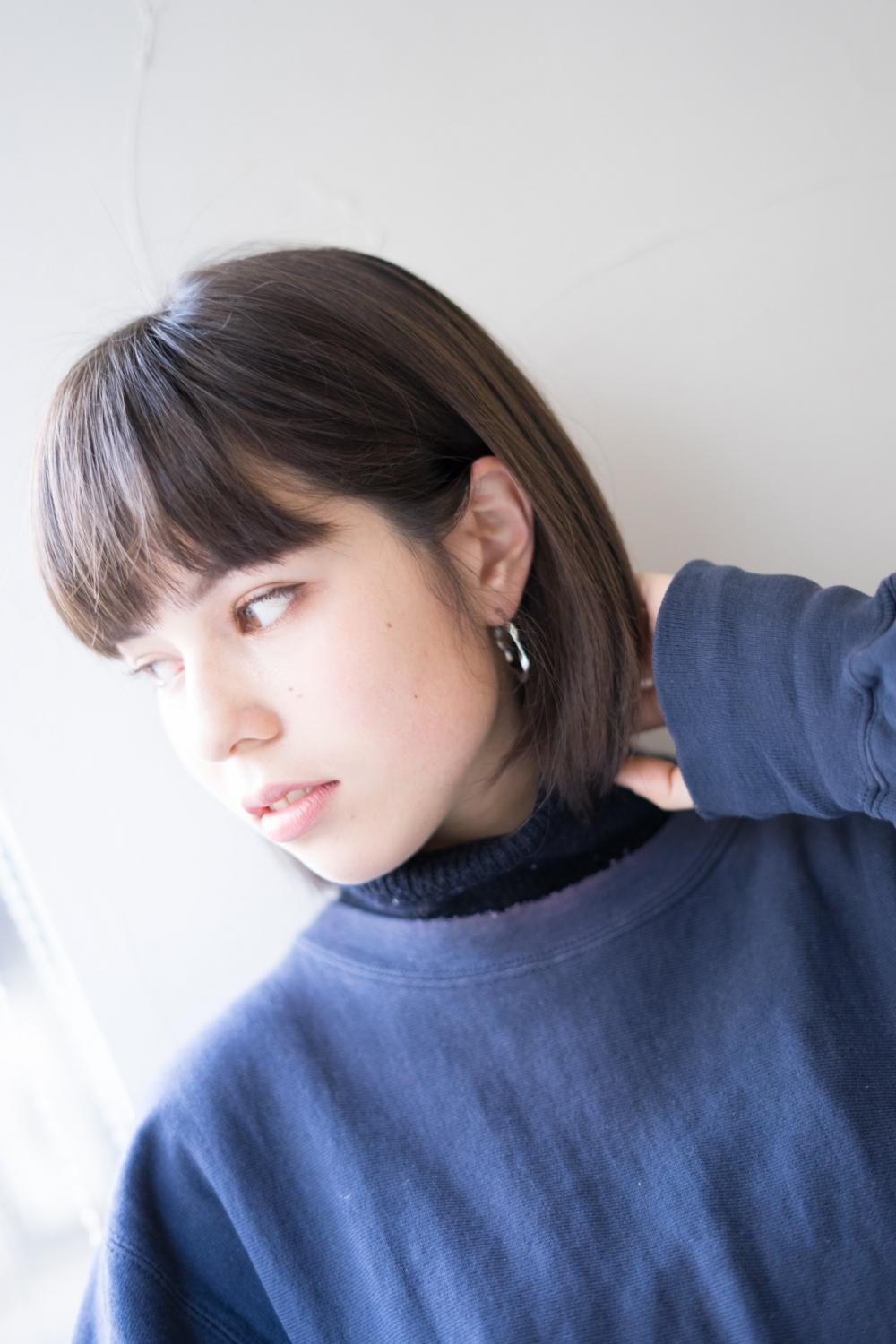 王道パッツン前髪ボブ｜サブ写真②
