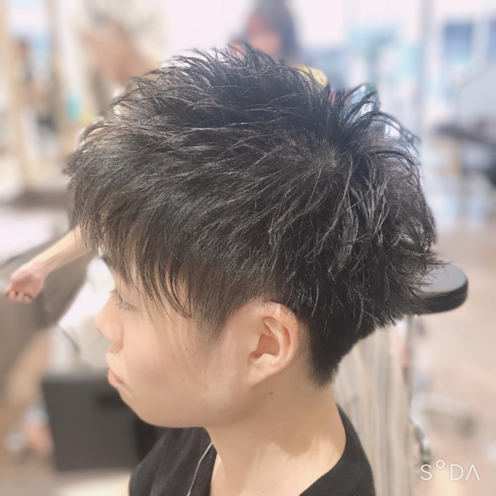 王道アップバング