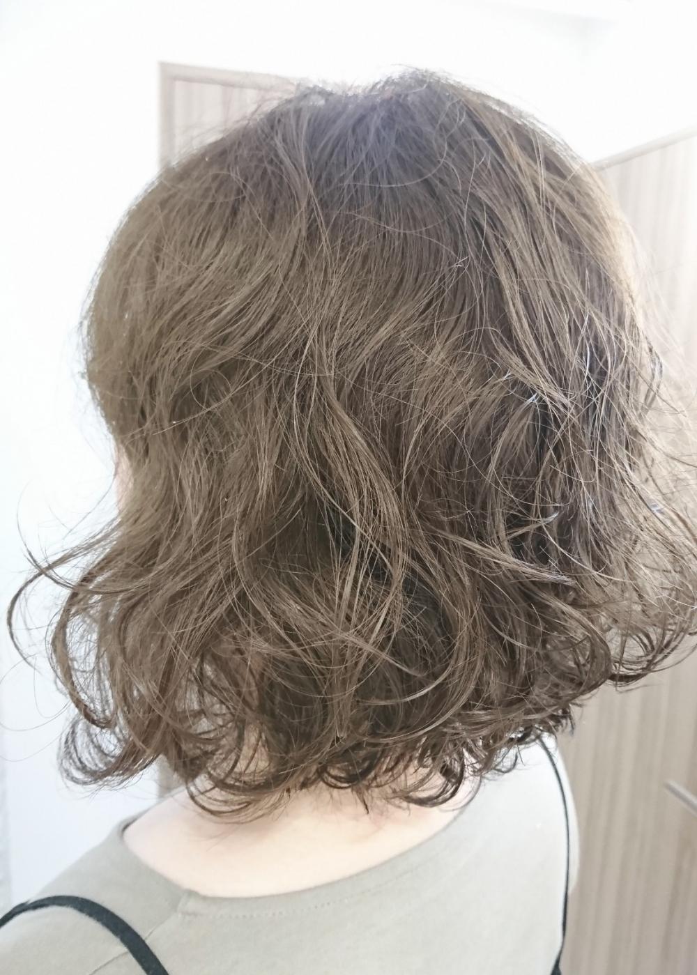こなれニュアンスボブパーマ