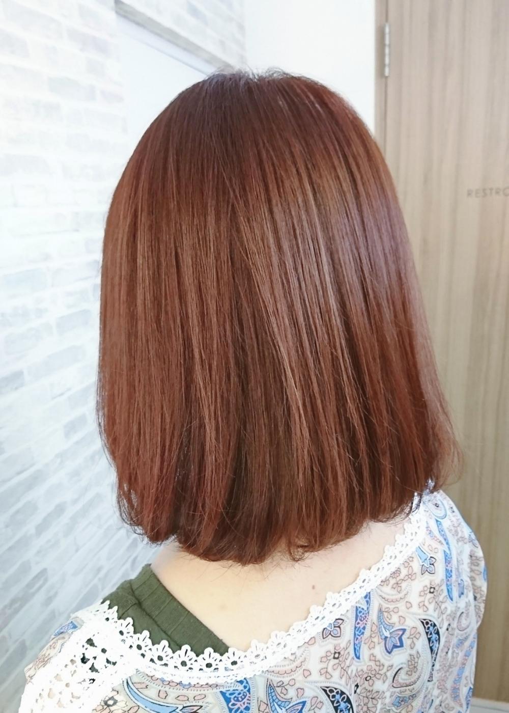 大人可愛いピンクベージュ