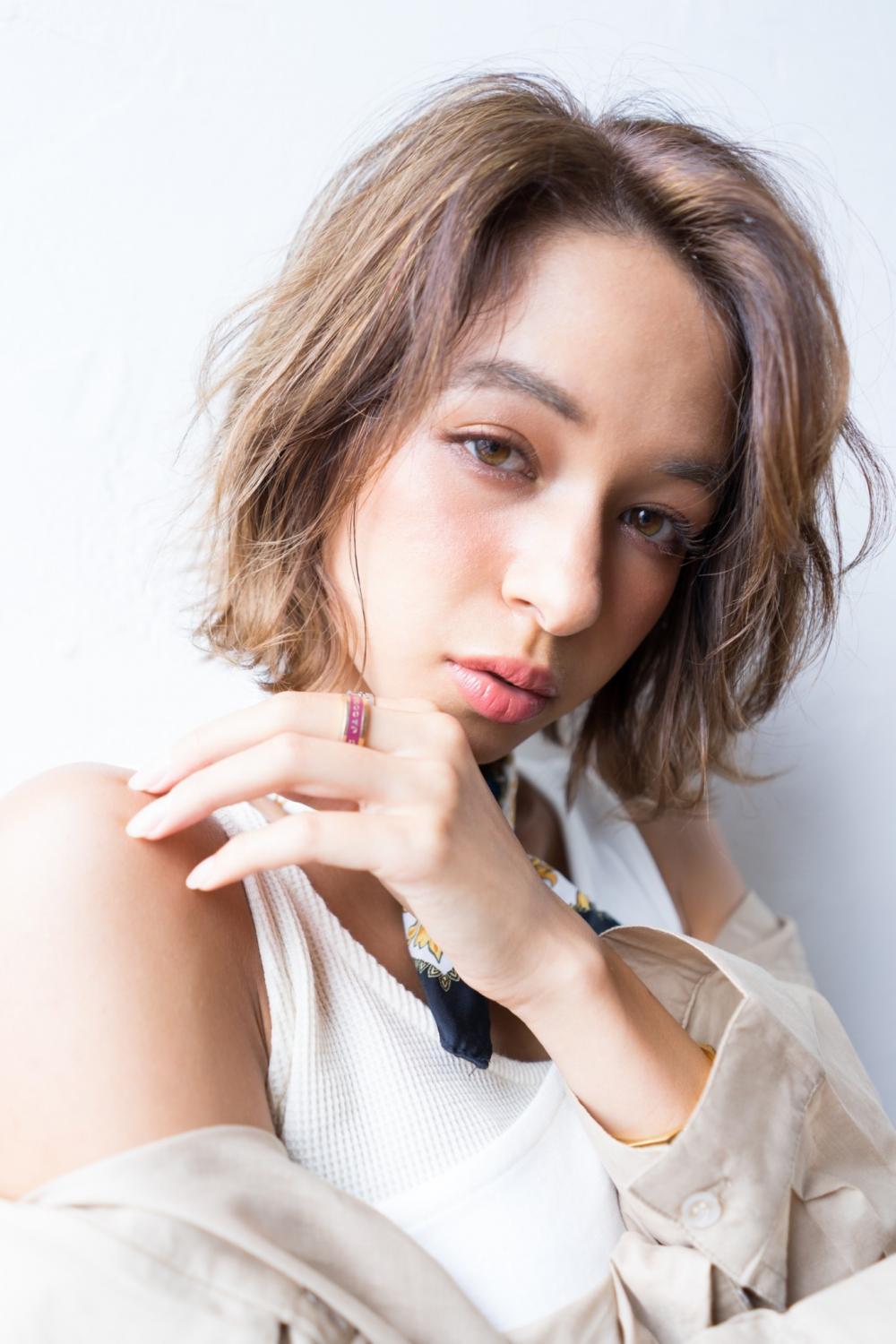 【大人美人】ハンサムウェーブボブ