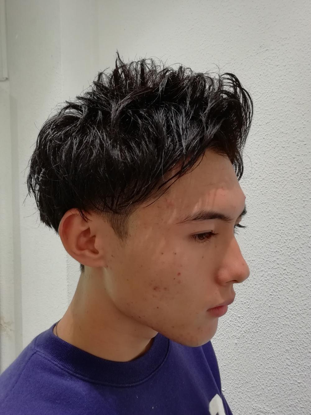 王道パーマスタイル