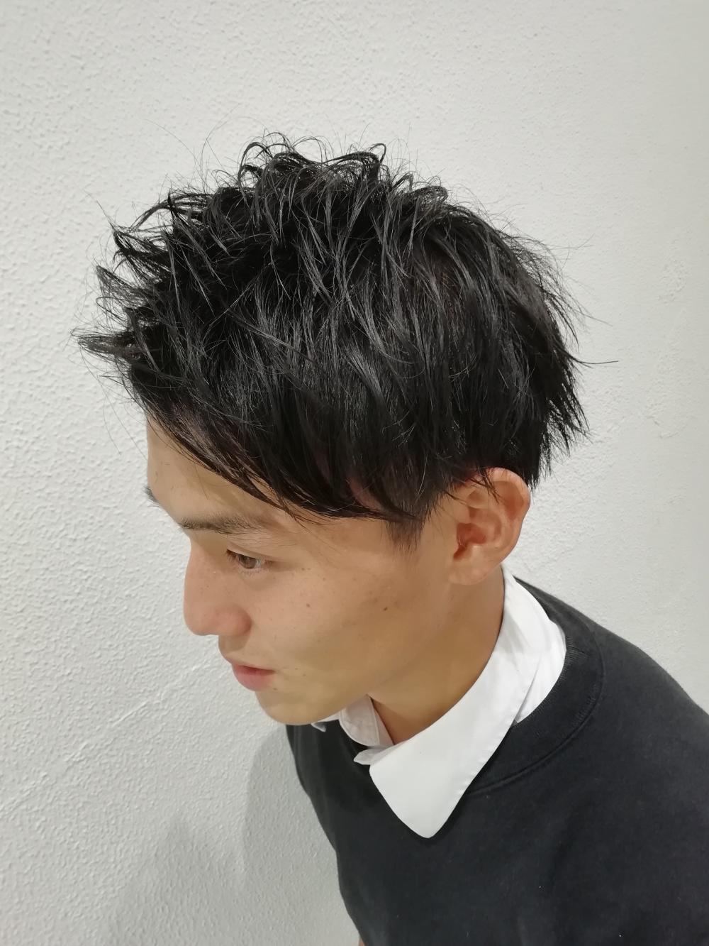 王道パーマスタイル