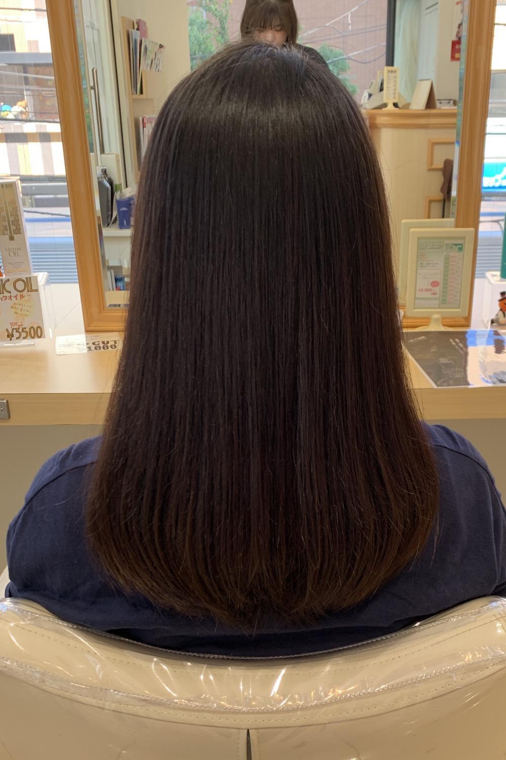 縮毛矯正でナチュラルストレート｜サブ写真②