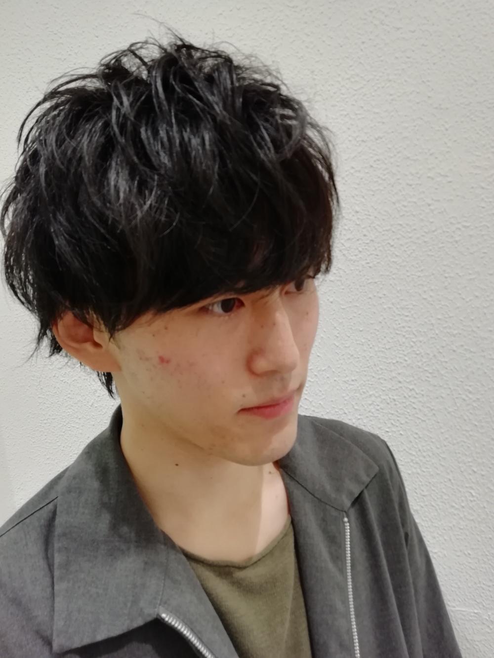 フェザーマッシュ×ツーブロック