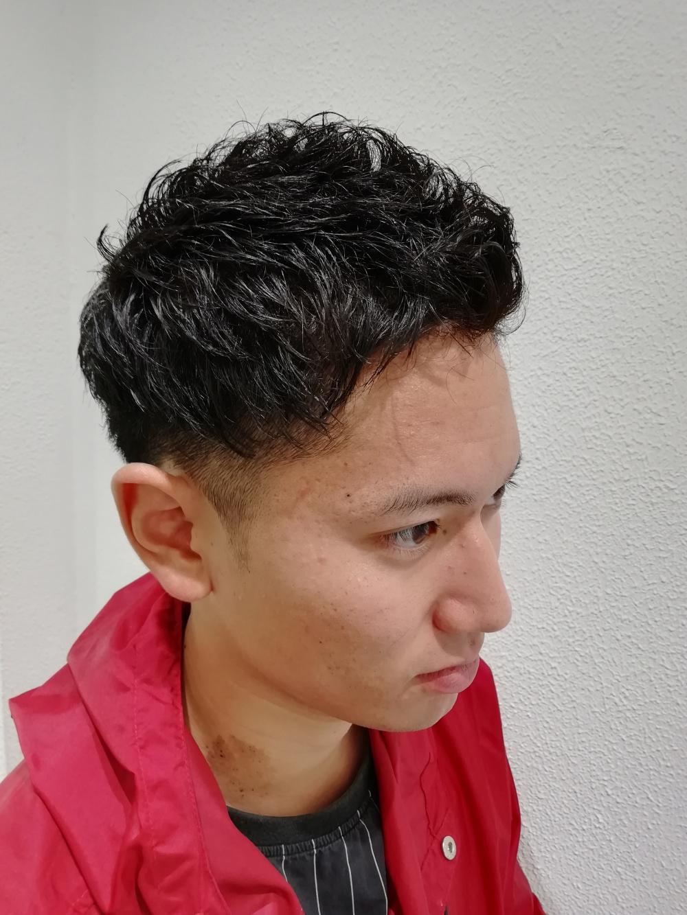 くせ毛を生かしたジェットスタイル