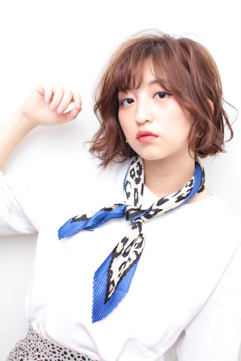 抜け感ヘアボブ