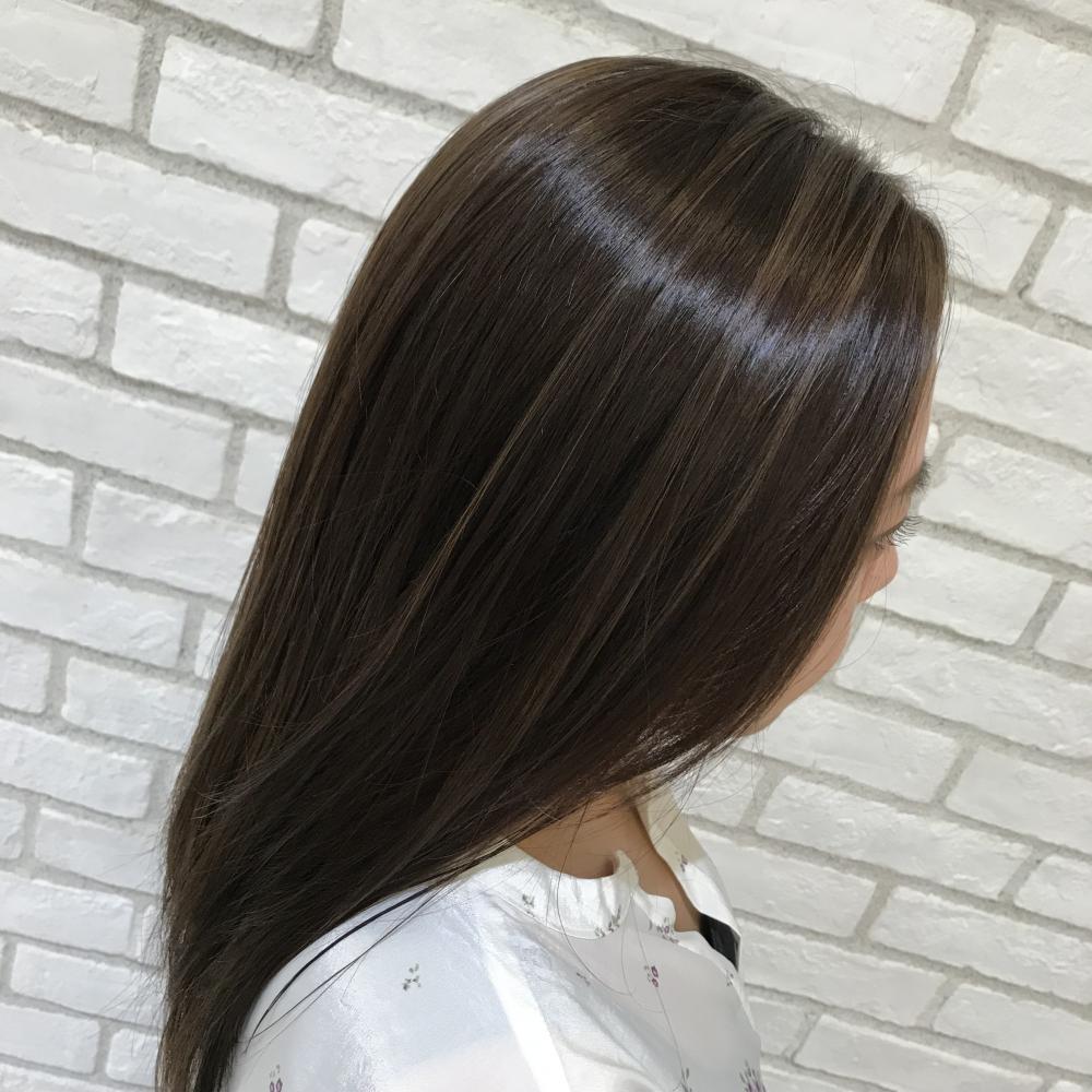 巻かなくても可愛い◎ナチュラルハイライトカラー