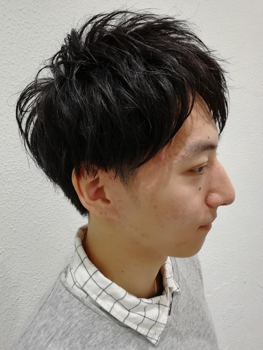 ナチュラルなツーブロックスタイル｜サブ写真②