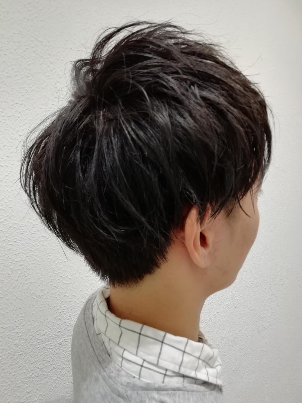 ナチュラルなツーブロックスタイル｜サブ写真③