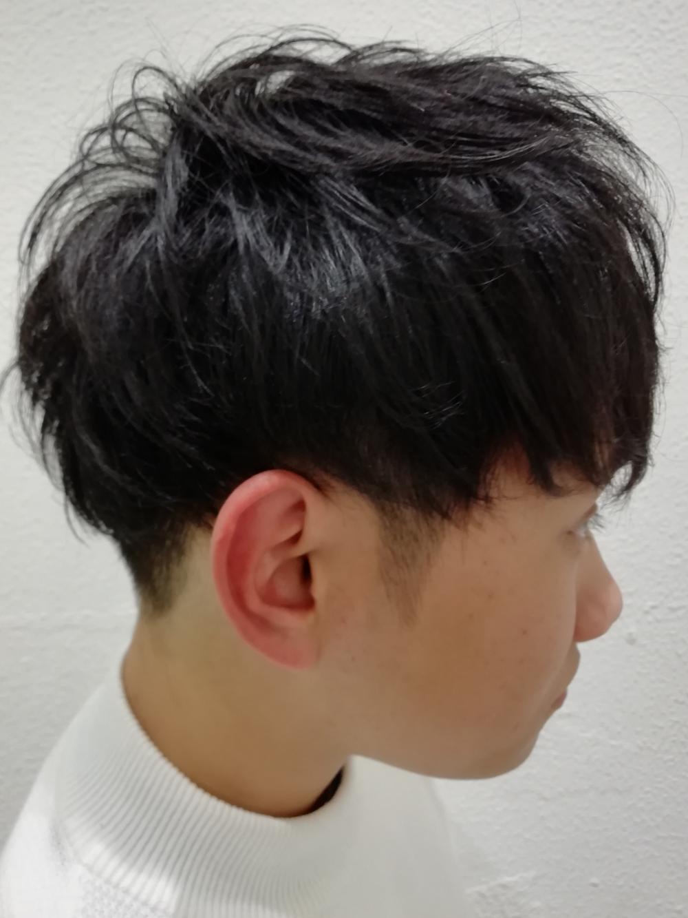 メンズナチュラル縮毛矯正マッシュ｜サブ写真②