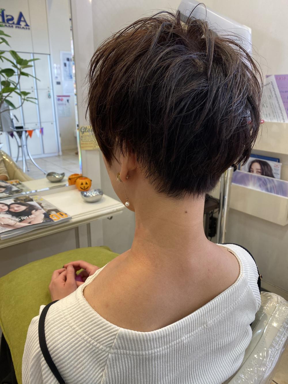 刈り上げ・2ブロックから作る大人ショート