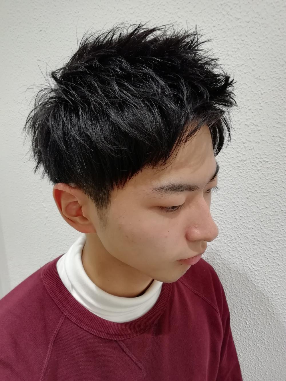 アップバングショート