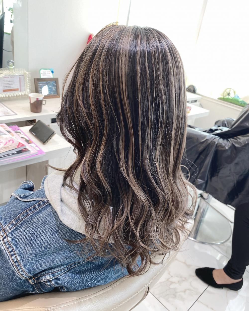 グレージュバレイヤージュ☆