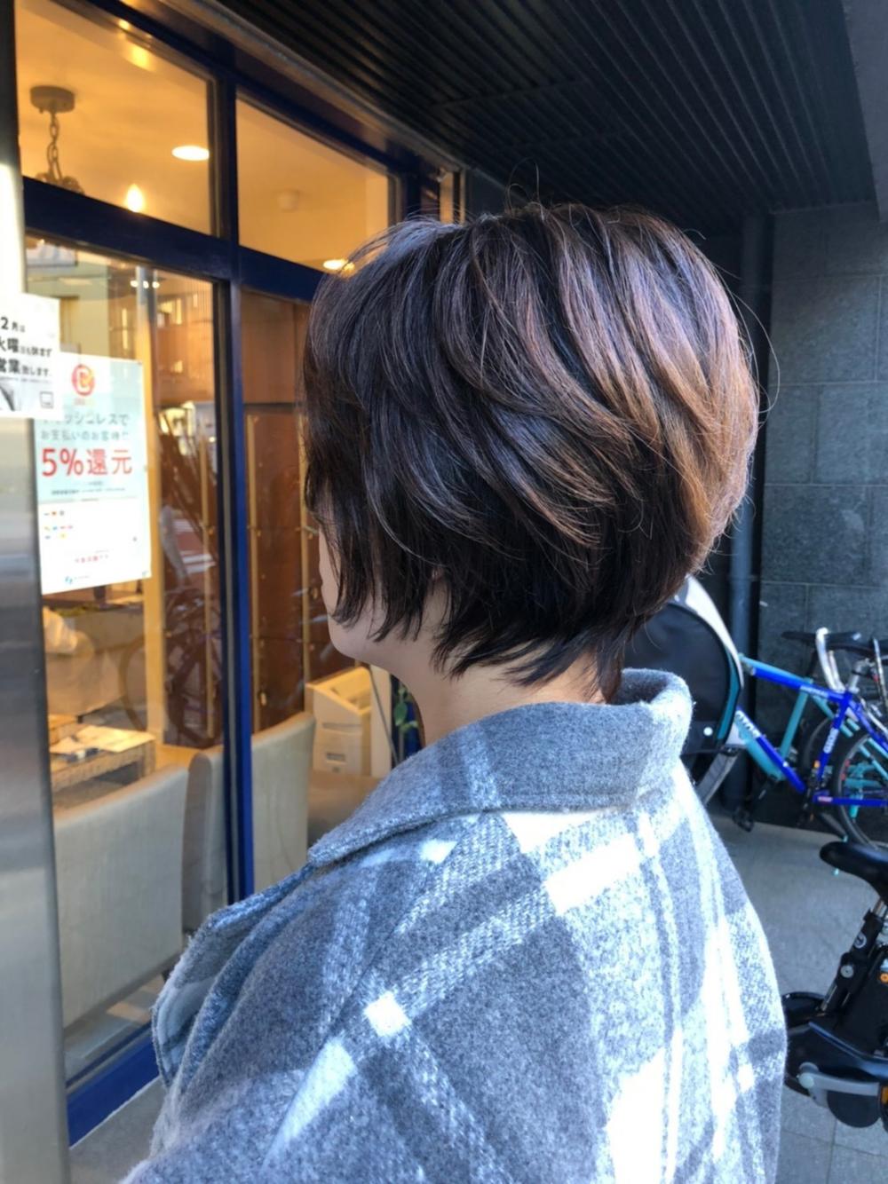 大人小顔ショート｜サブ写真②