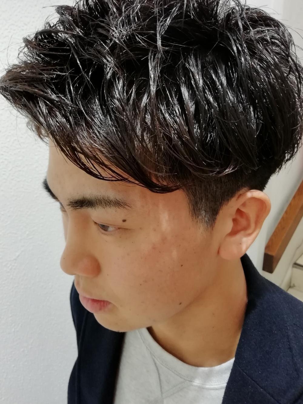 アップバング×雰囲気2ブロック